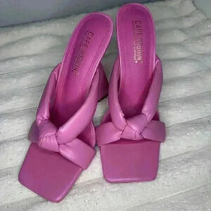 CAPE ROBEIN Pink Remember Your Comfort Healed Sandals Size 6.5 Woman’s